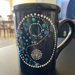 Hand painted peace mug